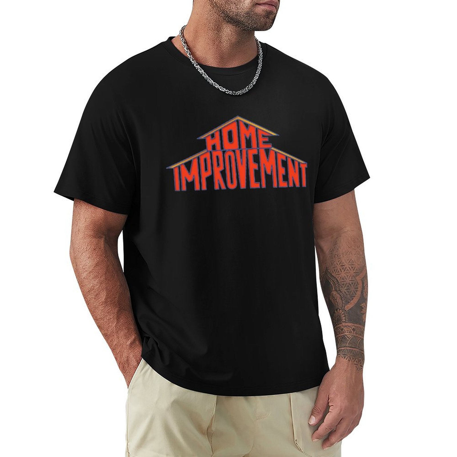 Home Improvement Logo Design - Home Improvement Logo 90er T-Shirt Einfaches