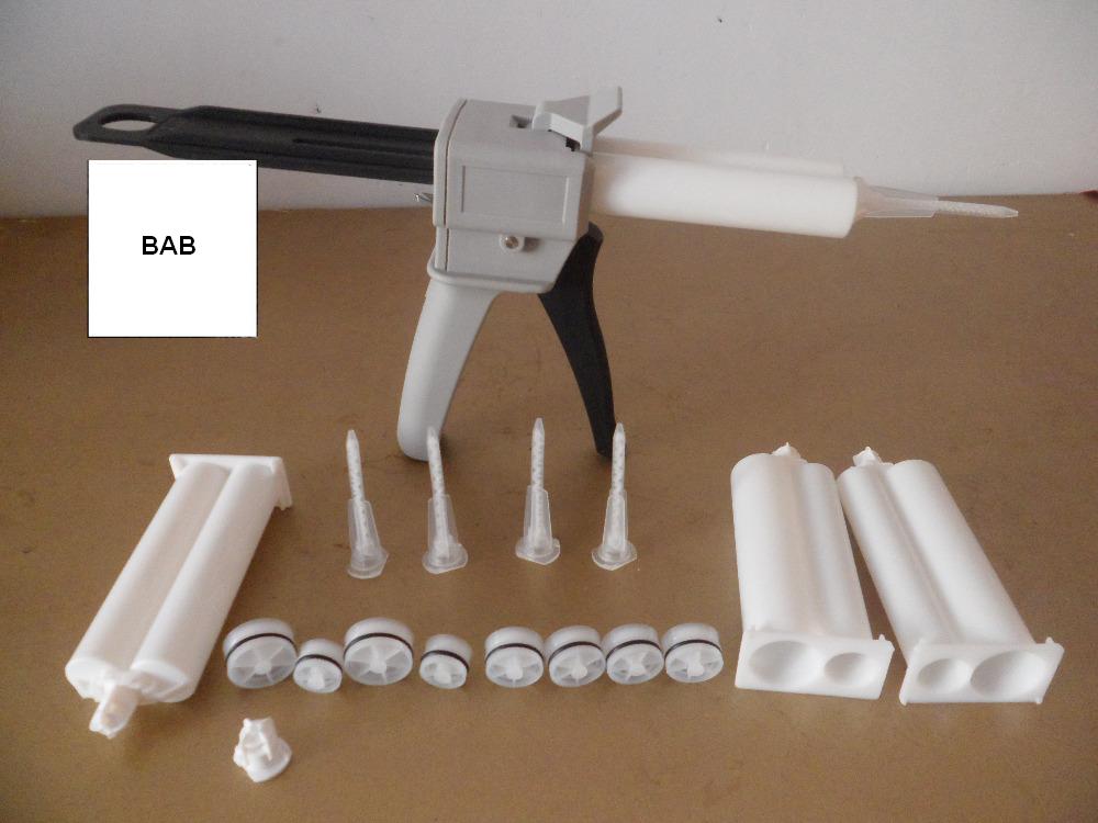 Caulking Gun Dispensing - Epoxidharz AB Leim kartuschenpistole/patrone 50 ml