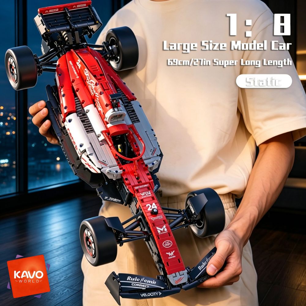 Home Improvement Boys - KAVOWORLD Formel Roter und Weißer Supersportwagen