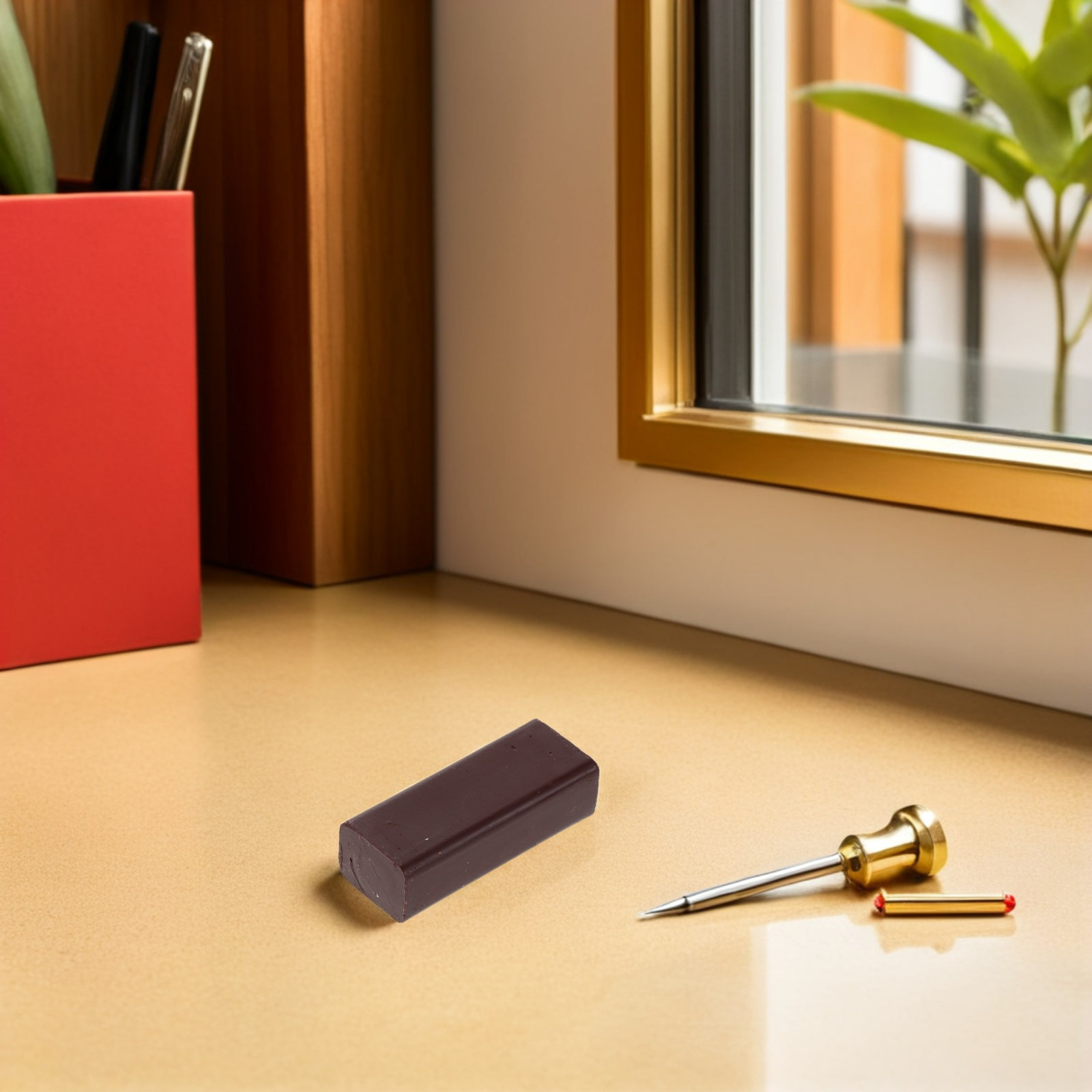 Wood Filler Stick - 7-teiliges Reparatur-Wachsstift-Set, Superharte Wachsfüllstifte für Holzmöbel,