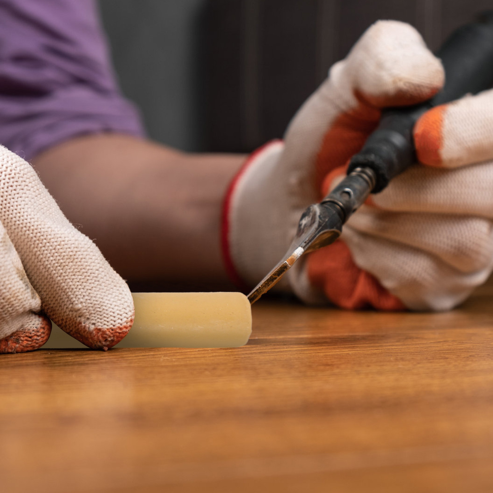 Wood Filler Stick - 2 Stück Holzfüllstifte für Möbelreparaturen, zum