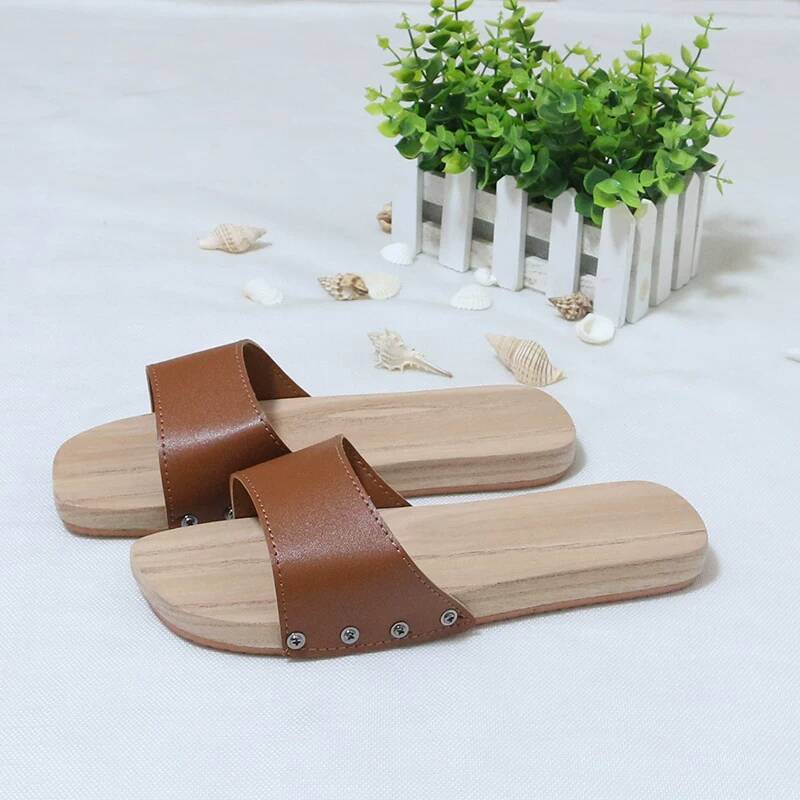 Wood Filler Stick - 2026 Unisex Holzclogs im Paar-Stil Rutschfeste