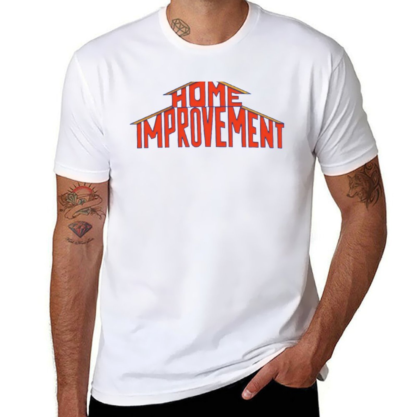 Home Improvement Logo Design - Home Improvement Logo 90er Jahre T-Shirt
