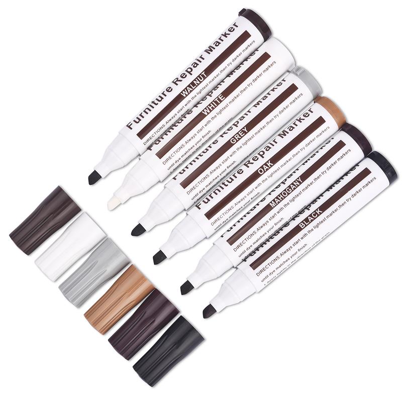 Wood Filler Stick - Möbel-Ausbesserungsset, Marker und Füllstäbe, Holzkratzer, Wiederherstellung