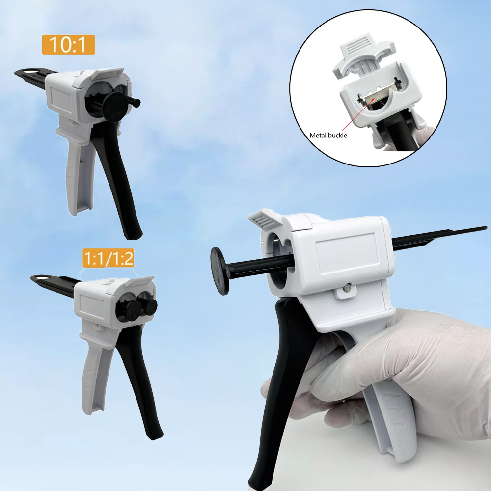 Caulking Gun Dispensing - Dental Impression Mischen Silikon Gummi Tablett