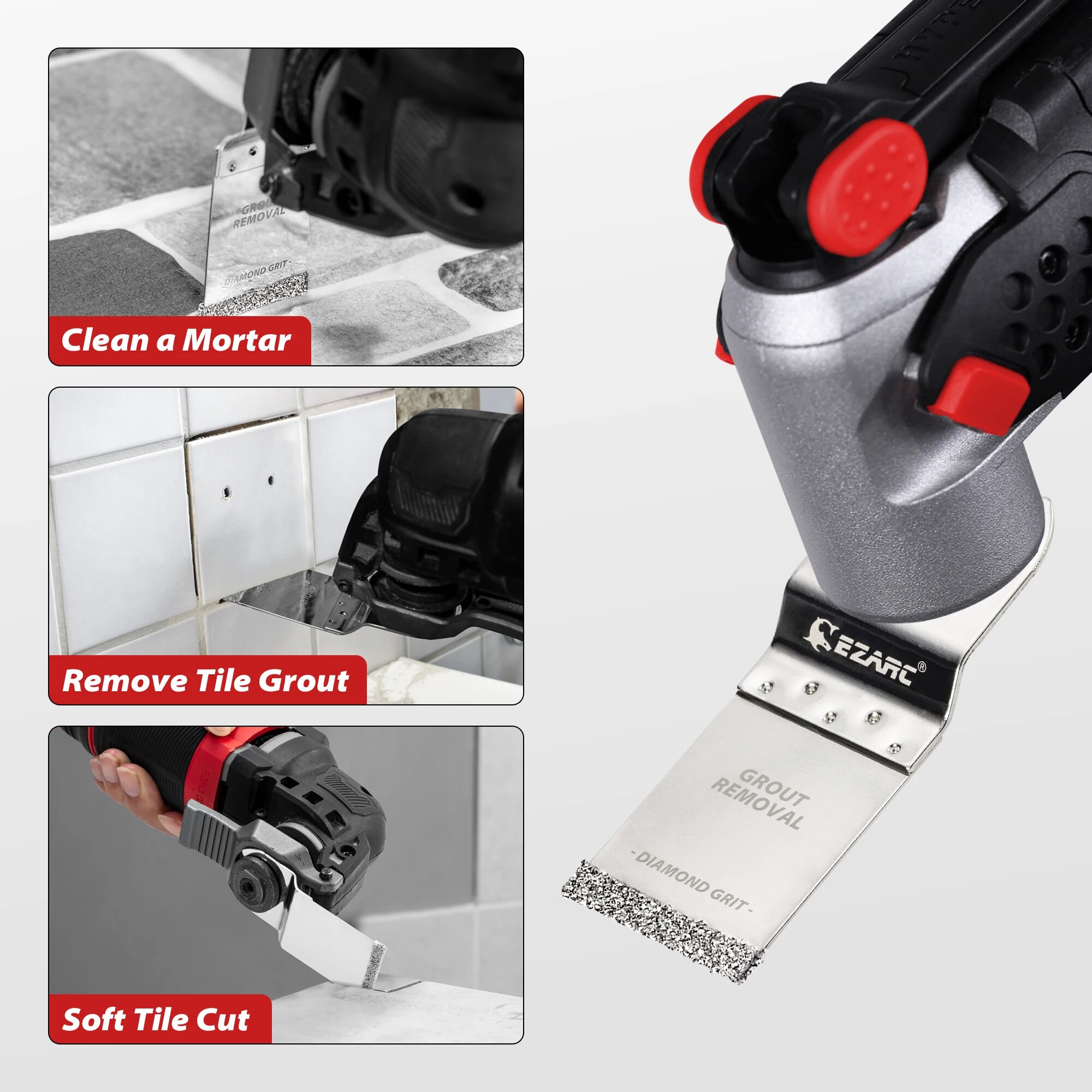 EZARC 3-teiliges Diamant-Oszil – Grout Saw Removal Bewertung und Preis