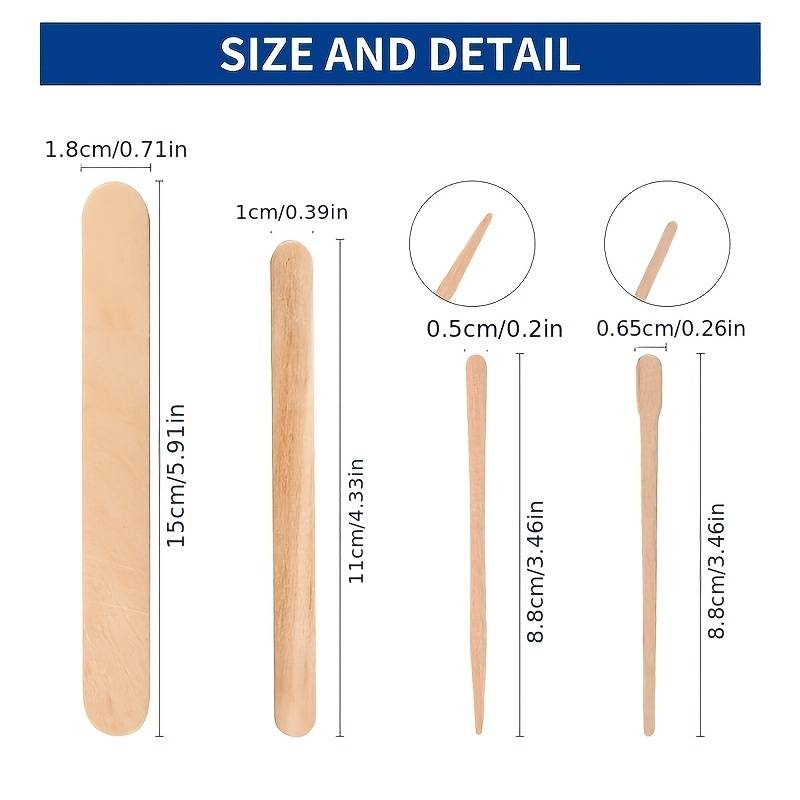 500/200/100Pcs Holz Haar Entfe – Wood Filler Stick Bewertung und Preis