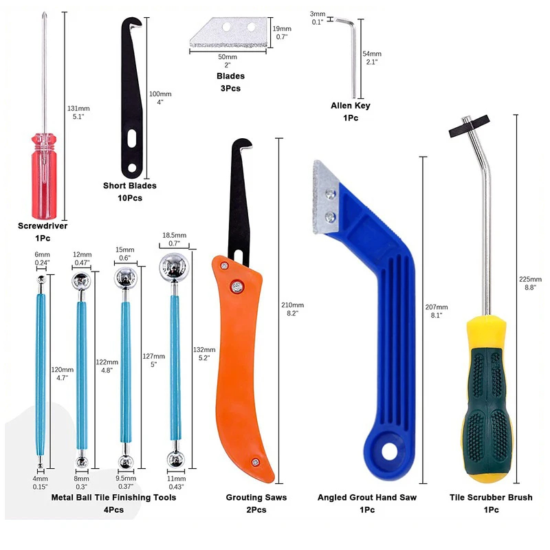 Fliesenentfernungswerkzeug-Set – Grout Saw Removal Bewertung und Preis