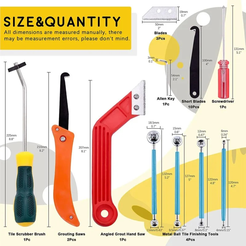 Fliesenentfernungswerkzeug-Set – Grout Saw Removal Bewertung und Preis