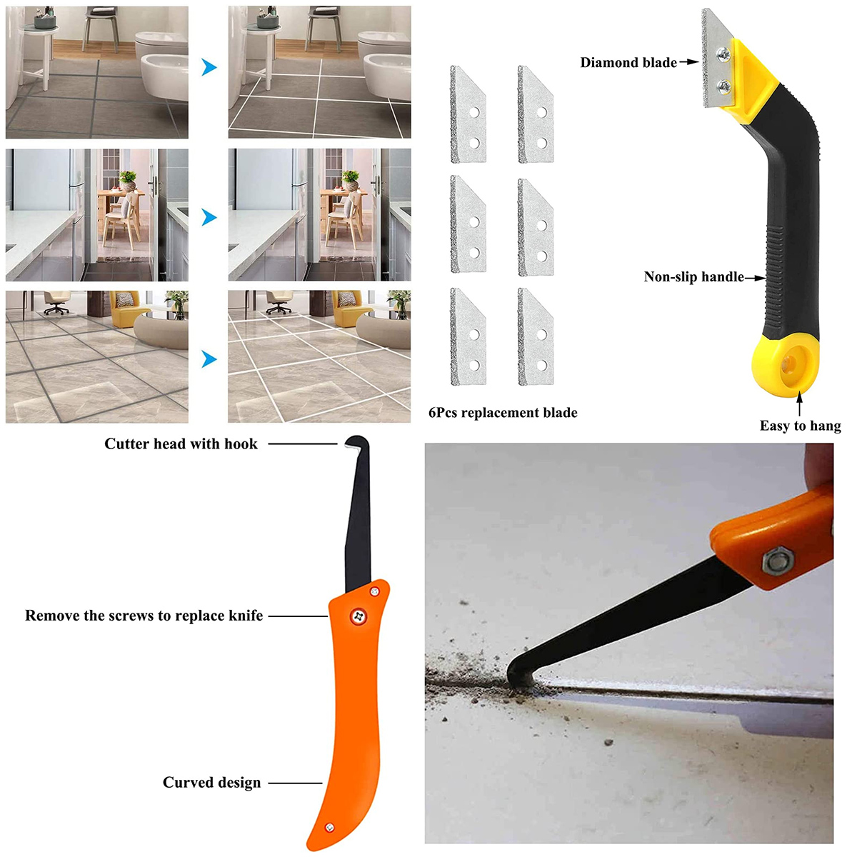 12-teiliges Werkzeug-Set zum E – Grout Saw Removal Bewertung und Preis