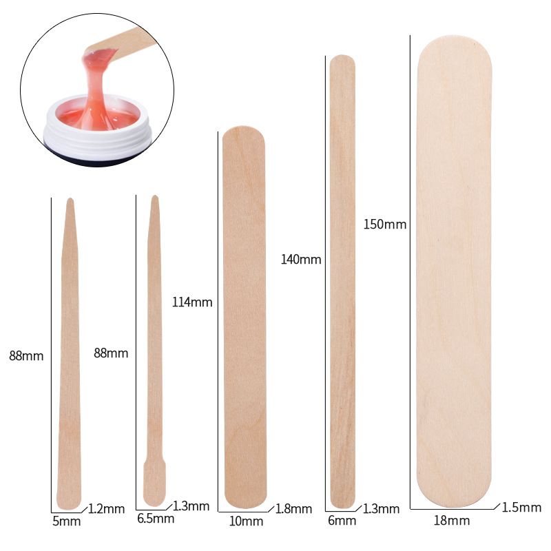 100 Stück Einweg-Zungenspatel  – Wood Filler Stick Bewertung und Preis