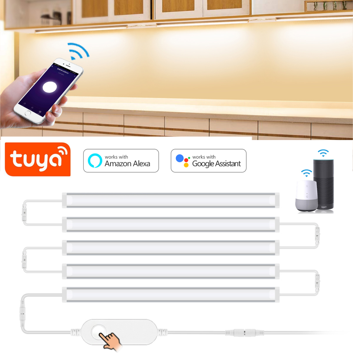 1-5 Stück Küche Tuya Smart LED – Home Improvement Kitchen Bewertung und Preis