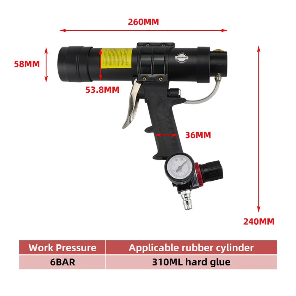 310ML Kartuschenpistole Pneuma – Caulking Gun Dispensing Bewertung und Preis