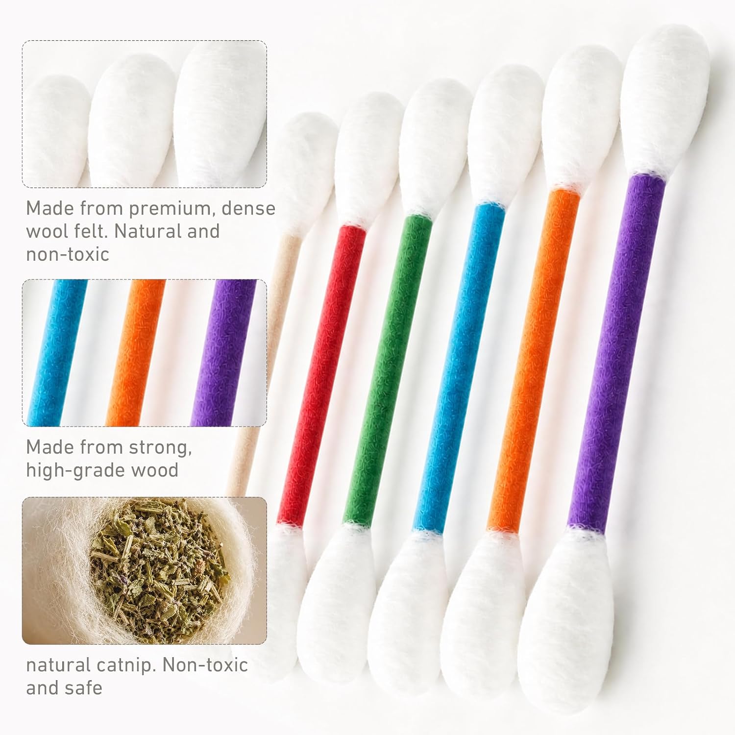 Kreatives Katzenminzspielzeug, – Wood Filler Stick Bewertung und Preis