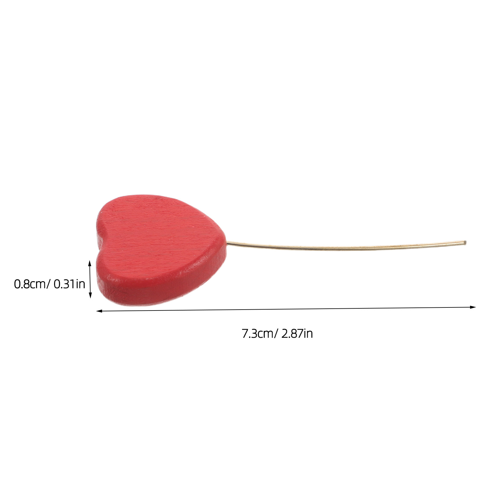 6 Stück Holzherz-Stäbchen, Her – Wood Filler Stick Bewertung und Preis