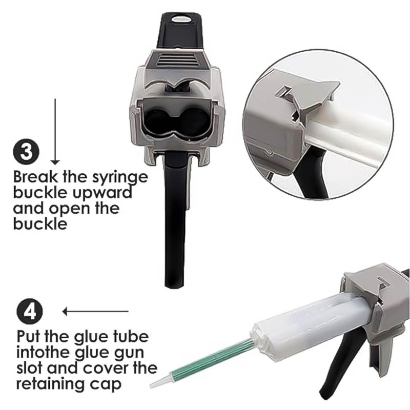 30ml 50ml Verhältnis 1:1 / 2:1 – Caulking Gun Dispensing Bewertung und Preis